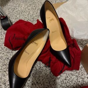 Christian Louboutin Black Heels 100mm